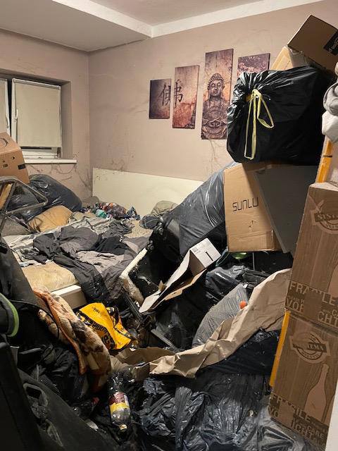 Messie-Wohnung vor der Entrümpelung in Paderborn