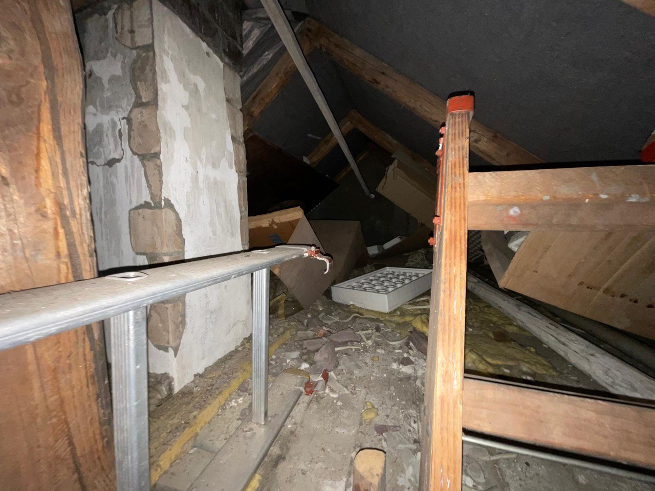 Vorher - Dachbodenauflösung in Paderborn